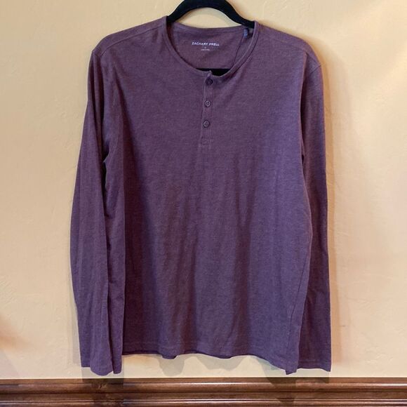 ZACHARY PRELL long sleeve Henley - Picture 1 of 2